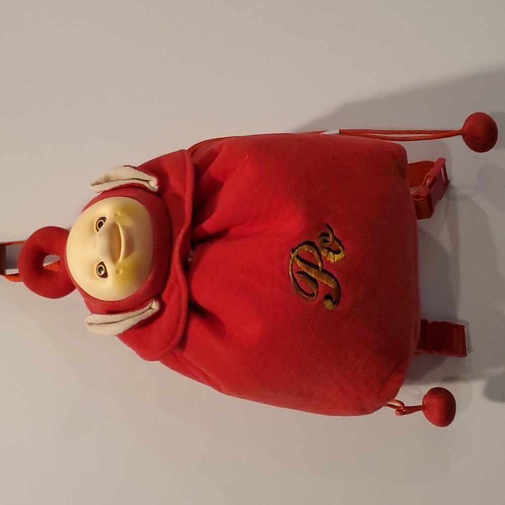 🔴 RARE 🔴 VINTAGE RETRO Teletubbies Po Adjustable Backpack 🎒 - Picture 2 of 14